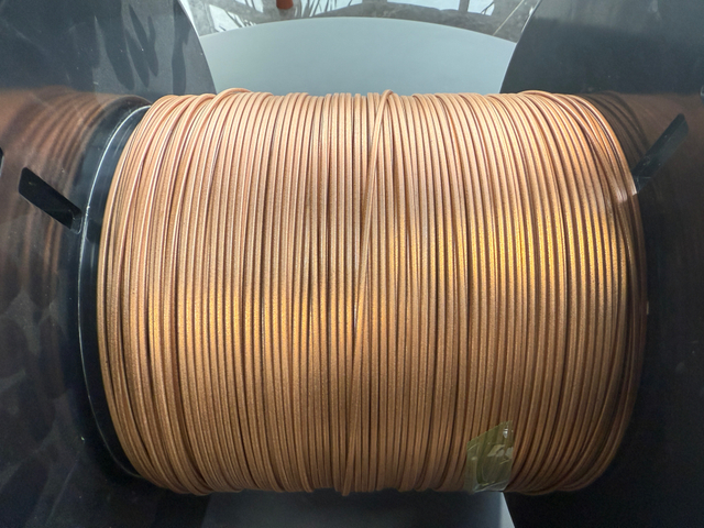 Extruded ETFE flat wire for motor winding