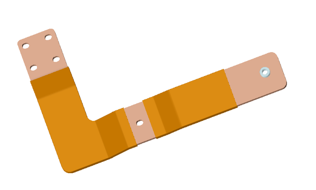 Flexible Copper Busbar - Nickel Plated Sheet - Heat Shrink Tubing - Pressed Rivet Nut - Copper Busbar Connection